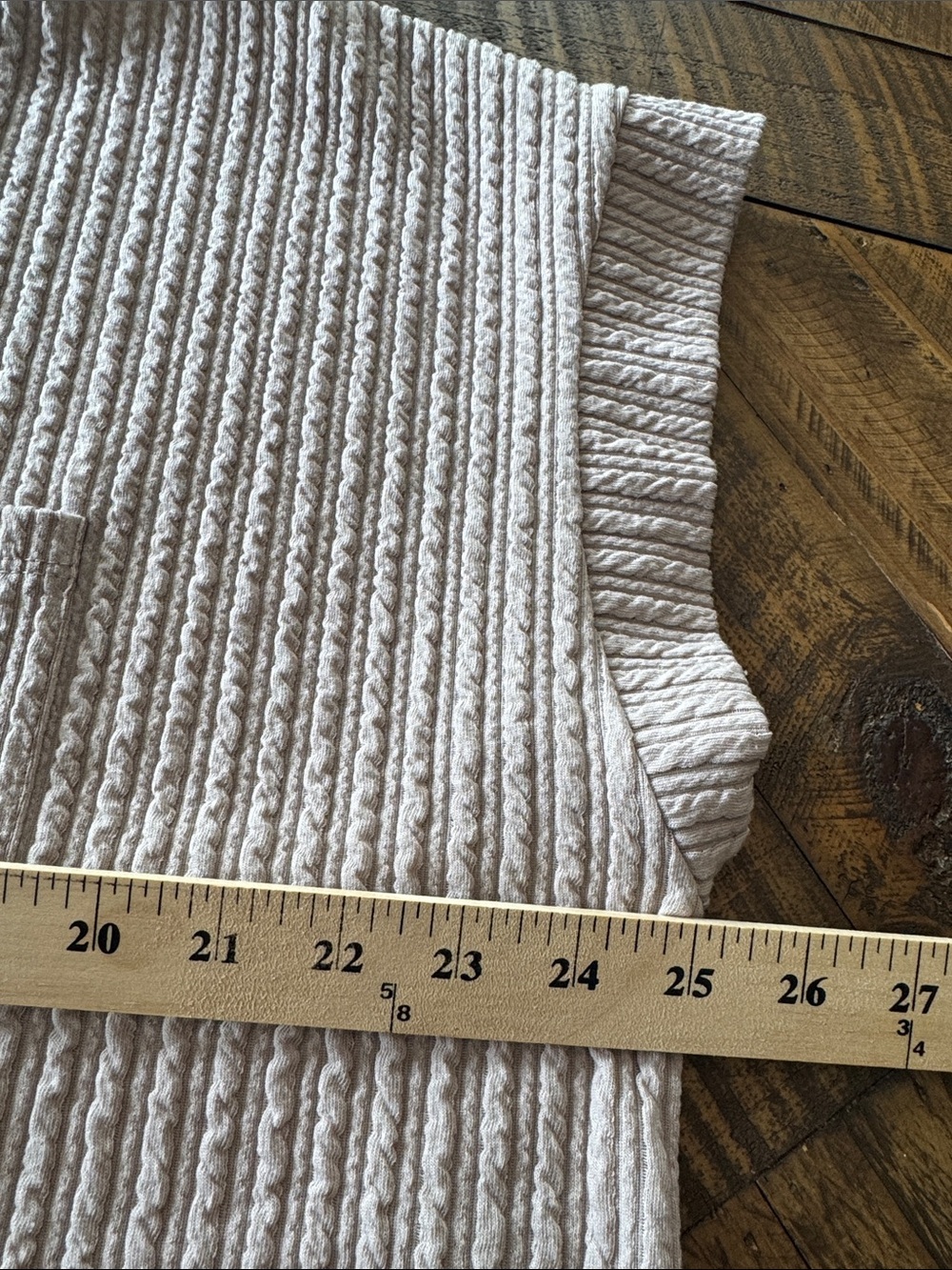 Discount Divas Taupe Textured Knit Short Set Sz XL - Picture 4 of 10